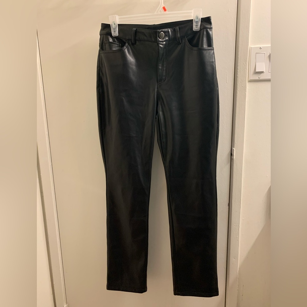 Tribal vegan leather pants size: 6